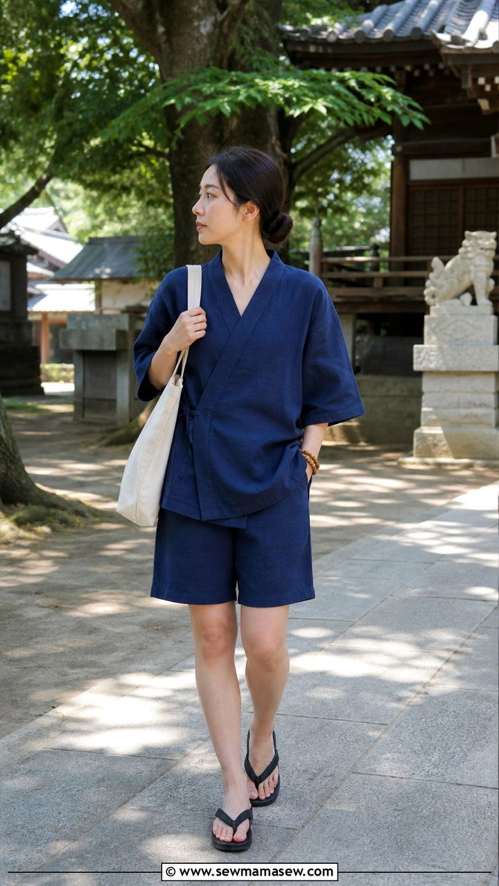 Polo Shirt and Pleated Mini Skirt Outfit - 40 Summer Japan outfit ideas