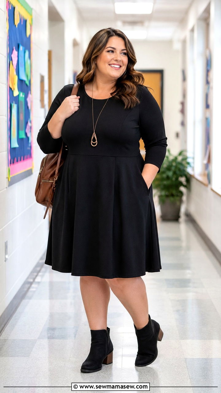 Ponte Knit Dress Teacher Outfit Plus Size - 30 Teacher outfits plus size