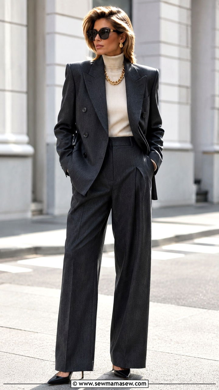 Power Suit With Oversized Blazer Outfit - 25 80s outfit ideas 2026