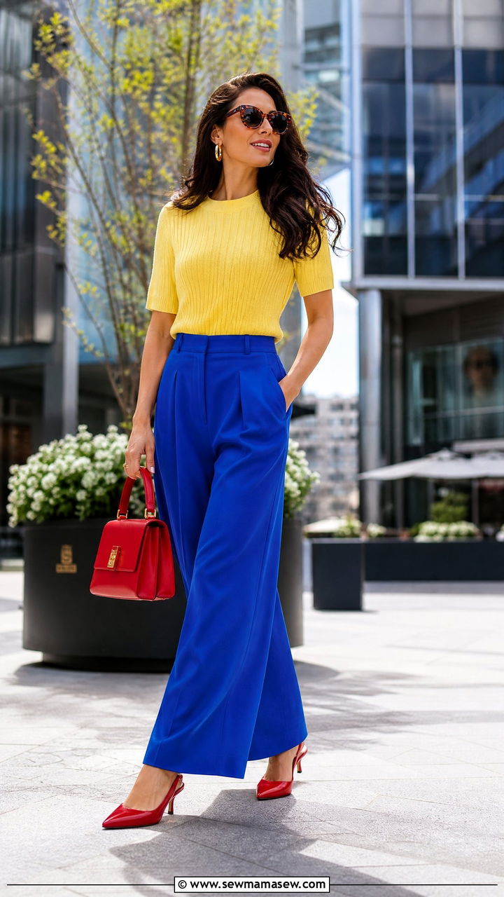 Primary Color Blocking Outfit - 20 Spring 2026 outfit trends