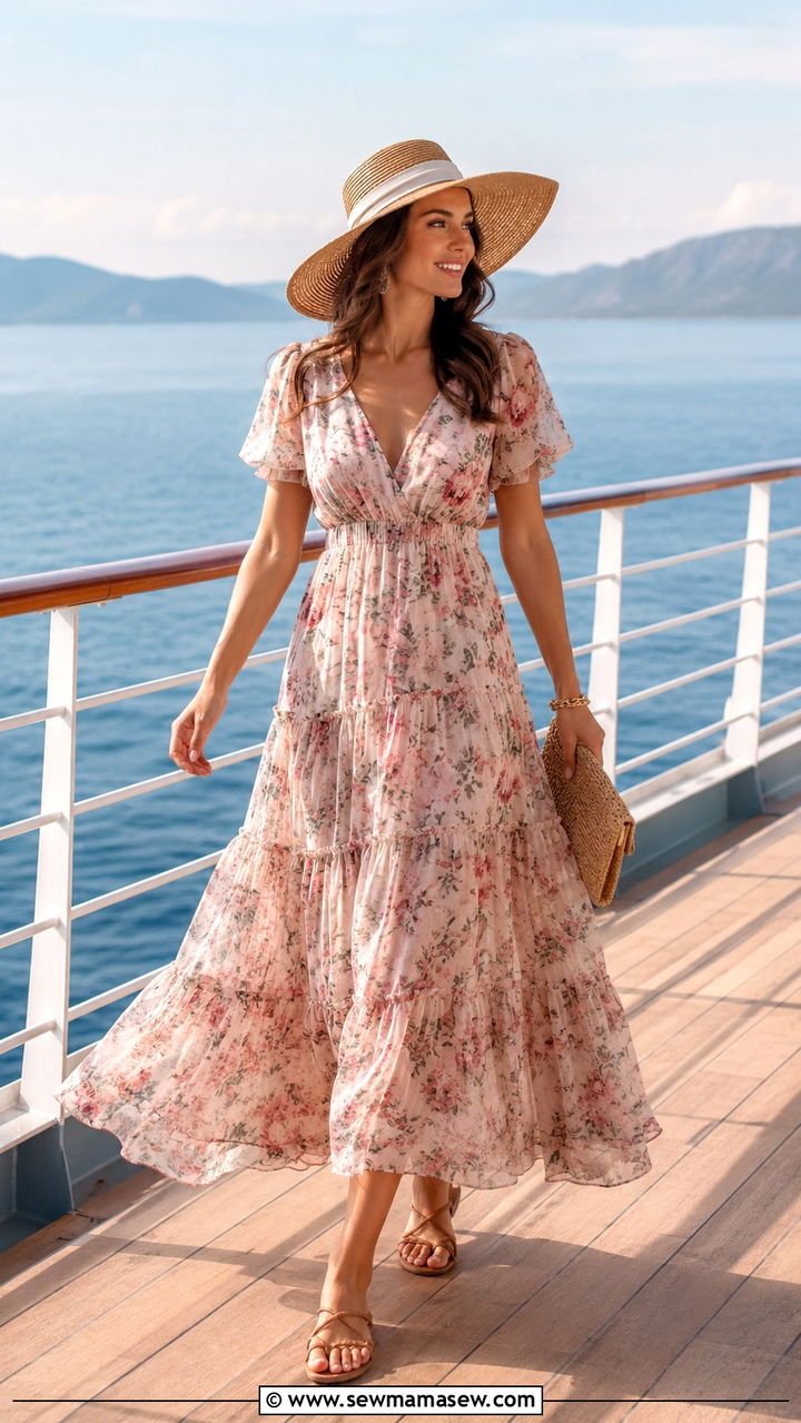 Princess Cruise Maxi Dress Outfit - 30 Princess cruise outfit ideas