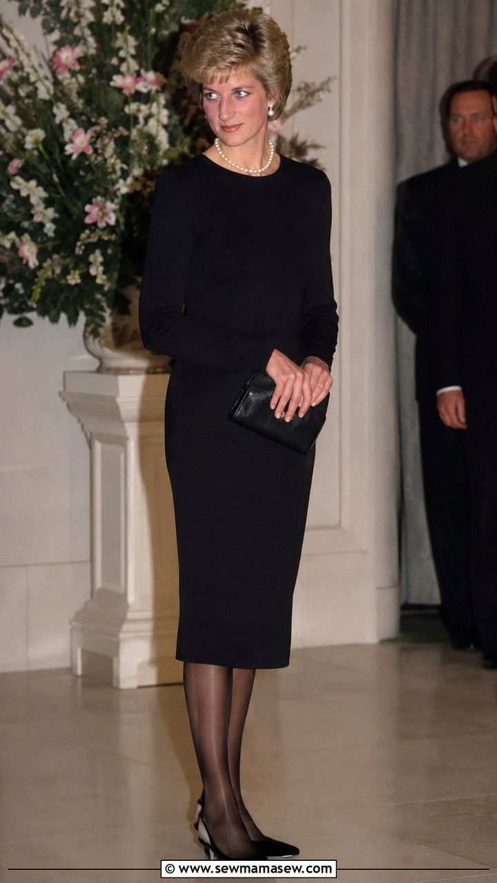 Princess Diana little black dress old money - 20 Old money outfit ideas Princess Diana