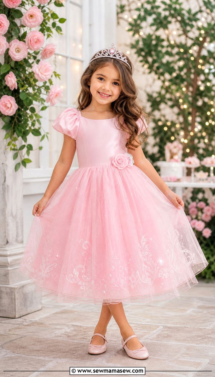 Princess birthday dress for girls - 35 Birthday outfit ideas for kids