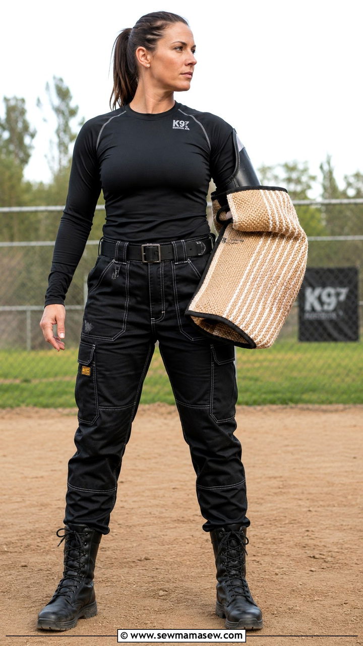 Protective sleeve and durable pants bite work dog trainer outfit - 30 Dog trainer outfit ideas
