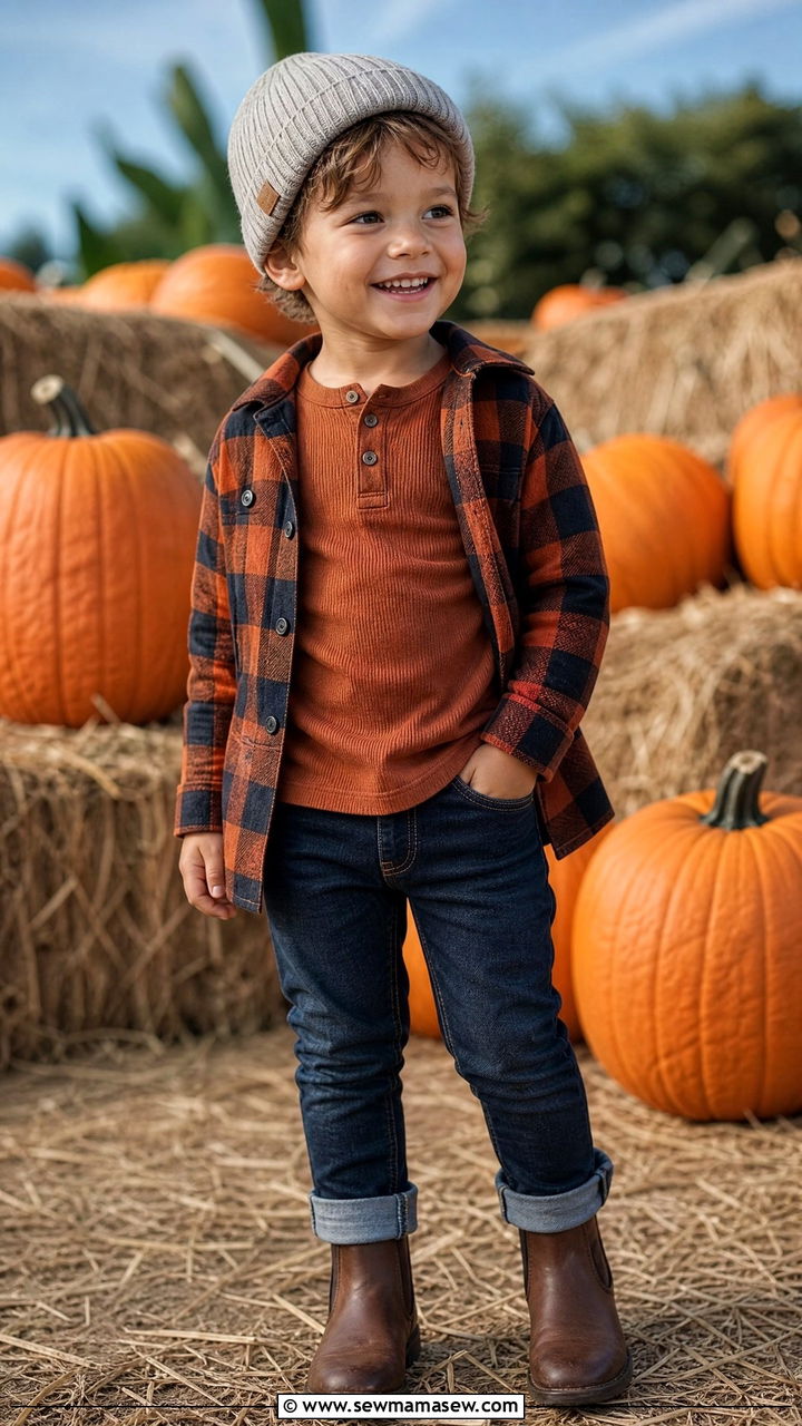 Pumpkin patch field trip outfit for kids - 25 Field trip outfit ideas for kids