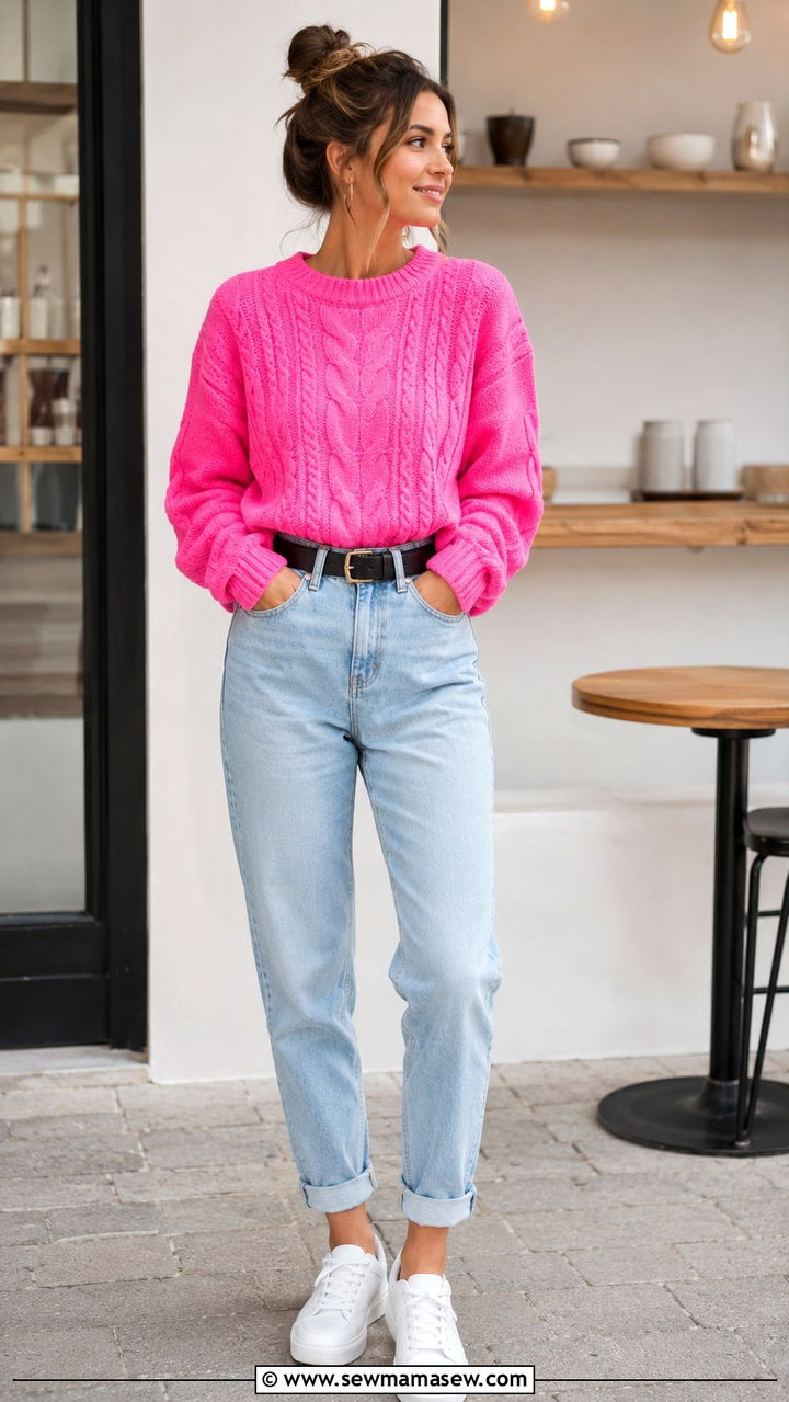 Pussy Bow Blouse With Tailored Trousers - 25 80s outfit ideas 2026