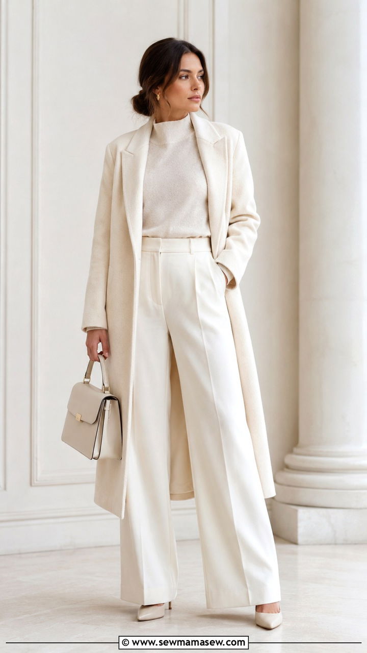 Quiet Luxury Monochrome - 20 fashion inspo outfits to copy