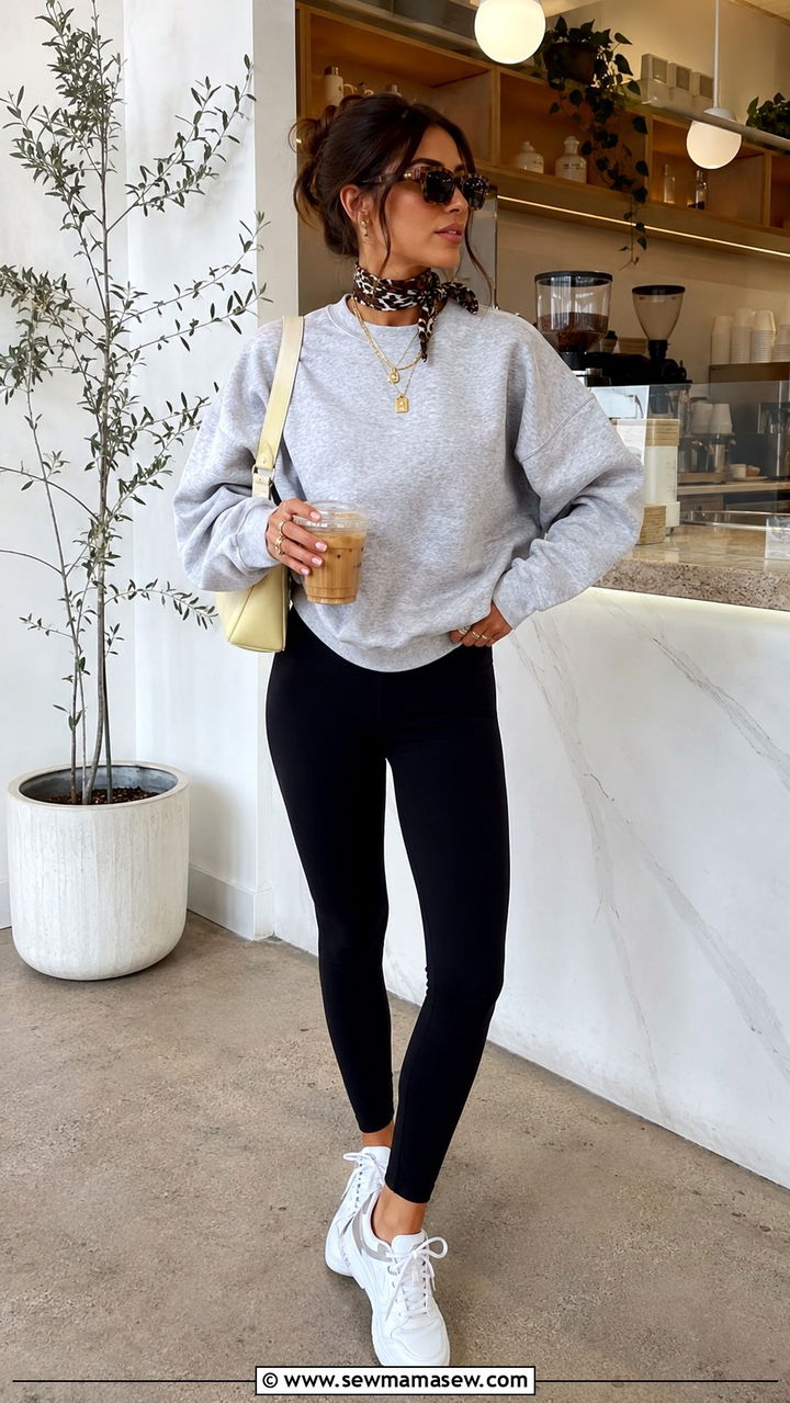 Quiet luxury elevated athleisure outfit - 20 Quiet luxury outfit ideas Sofia Richie Grainge
