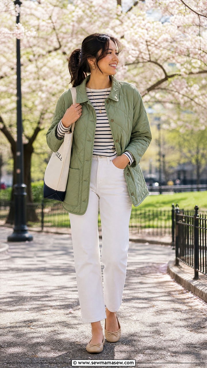 Quilted Coat Transitional Outfit - 40 Quilted coat outfit ideas