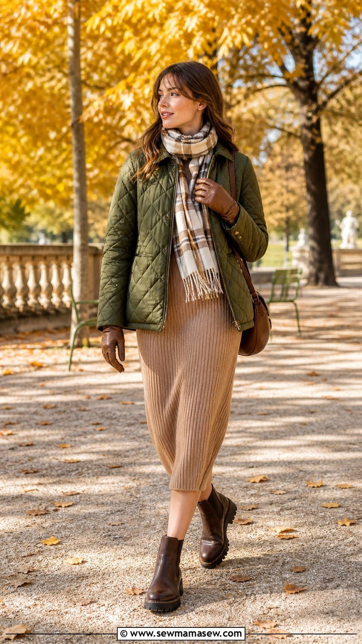 Quilted Jacket Outfit Paris - 40 What to wear in Paris