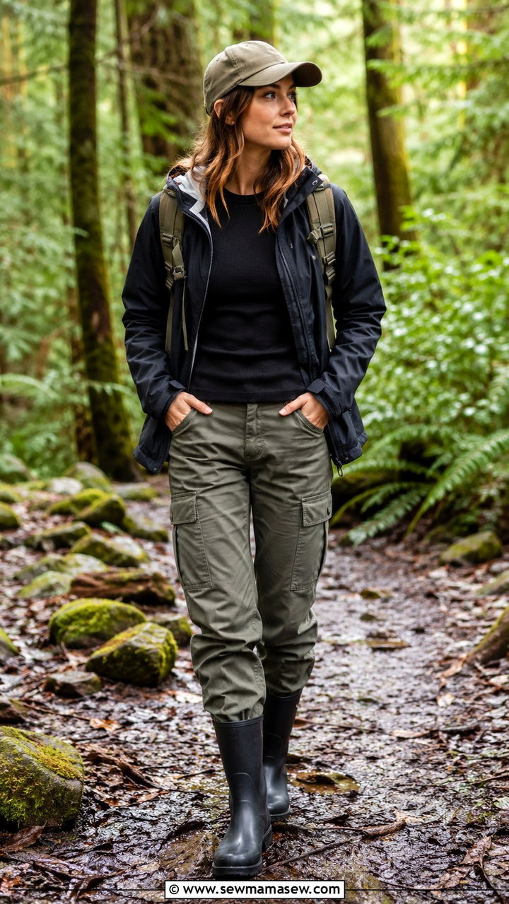 Rain Boots With Cargo Pants - 30 How to style rain boots