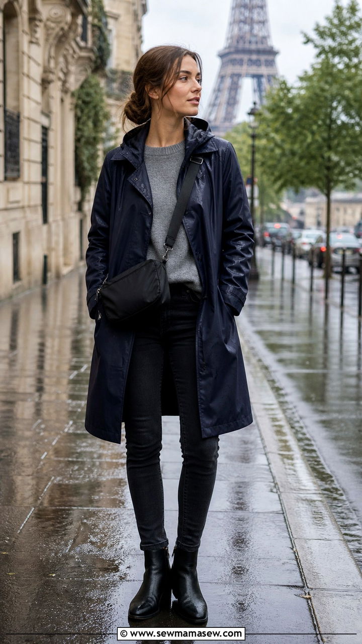 Rain Coat Outfit Paris - 40 What to wear in Paris