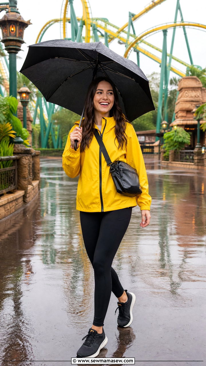 Rain Jacket Outfit For Busch Gardens Wet Days - 25 Busch Gardens outfit ideas