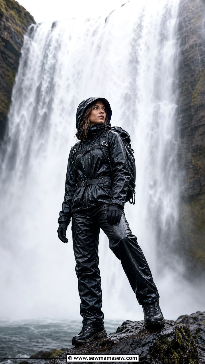 Rain Pants with Waterproof Jacket Waterfall Outfit - 40 What to wear in Iceland