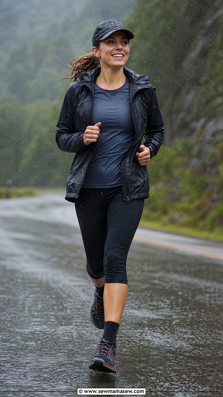 Rainy Marathon Race Day Outfit - 30 Marathon outfit ideas