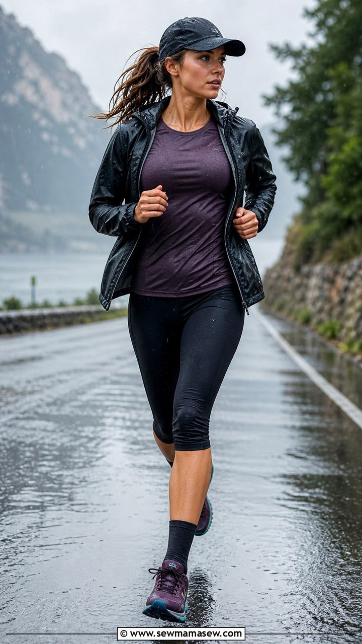 Rainy weather 10K running outfit - 20 10K outfit ideas