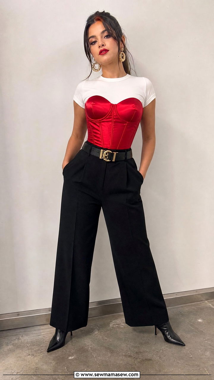 Red Bustier Chappell Roan Concert Outfit - 20 Chappell Roan concert outfit ideas