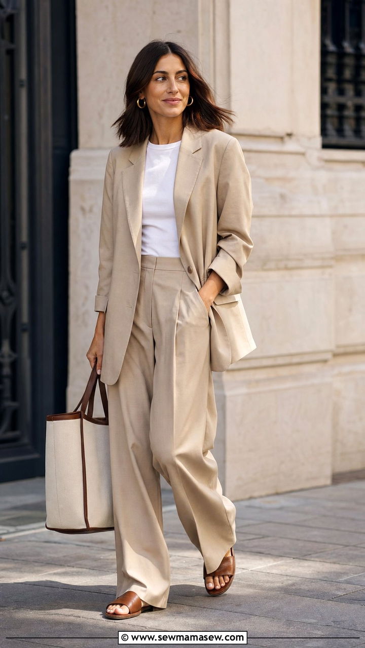 Relaxed Tailoring Outfit Spring 2026 - 25 spring summer 2026 outfits Pinterest