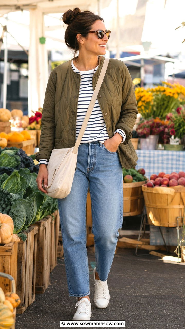 Retirement everyday outfit with jeans - 25 Retirement outfit ideas