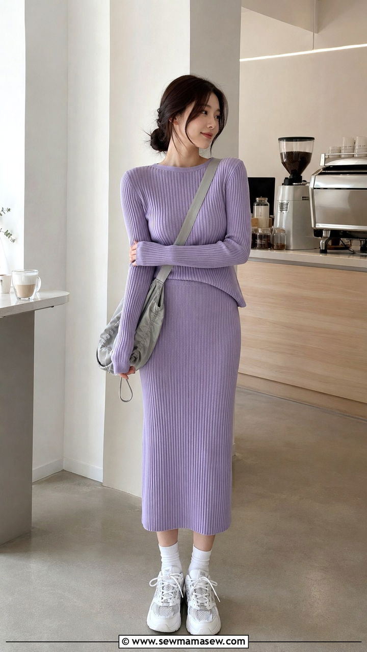 Ribbed Knit Co Ord Set - 20 Co-ord set outfit ideas 2026