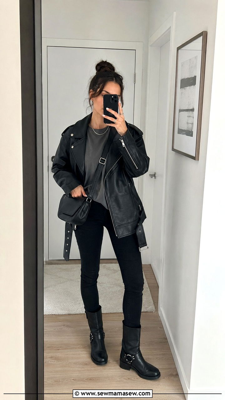 Riding Boots With a Leather Jacket - 30 How to style riding boots
