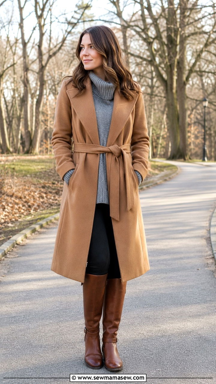 Riding Boots With a Wool Coat - 30 How to style riding boots