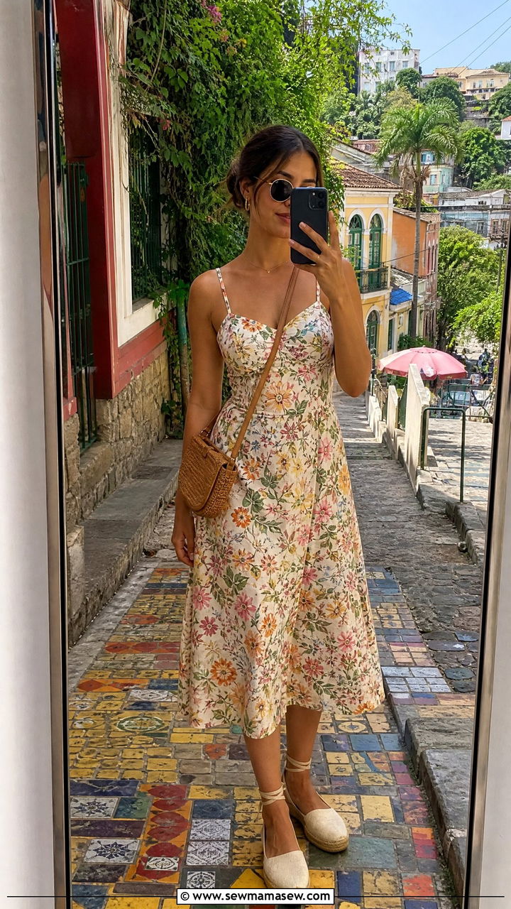 Rio de Janeiro Sundress Outfit for Day Exploring - 25 Rio de Janeiro outfit ideas