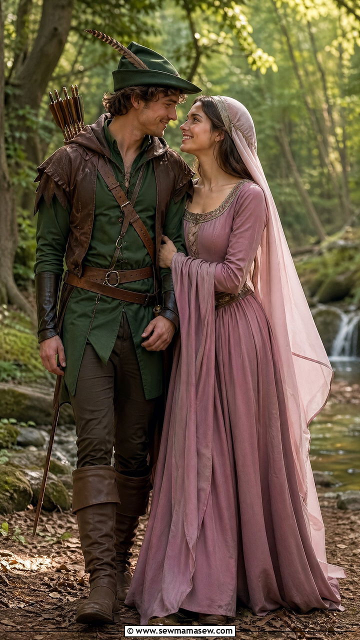 Robin Hood and Maid Marian Couple Outfit - 35 Disney outfit ideas for couples