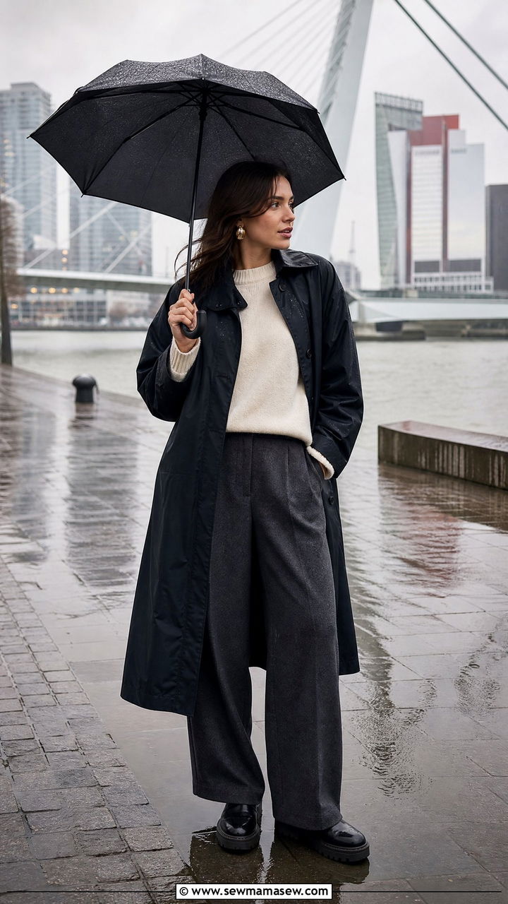 Rotterdam rainy day outfit - 25 Rotterdam outfit ideas