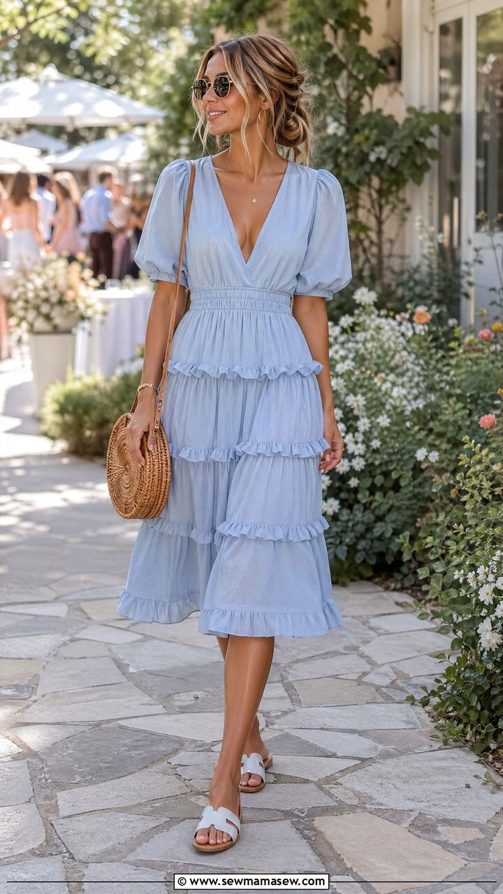 Ruffle Dress Outfit Summer - 35 dress outfits inspo
