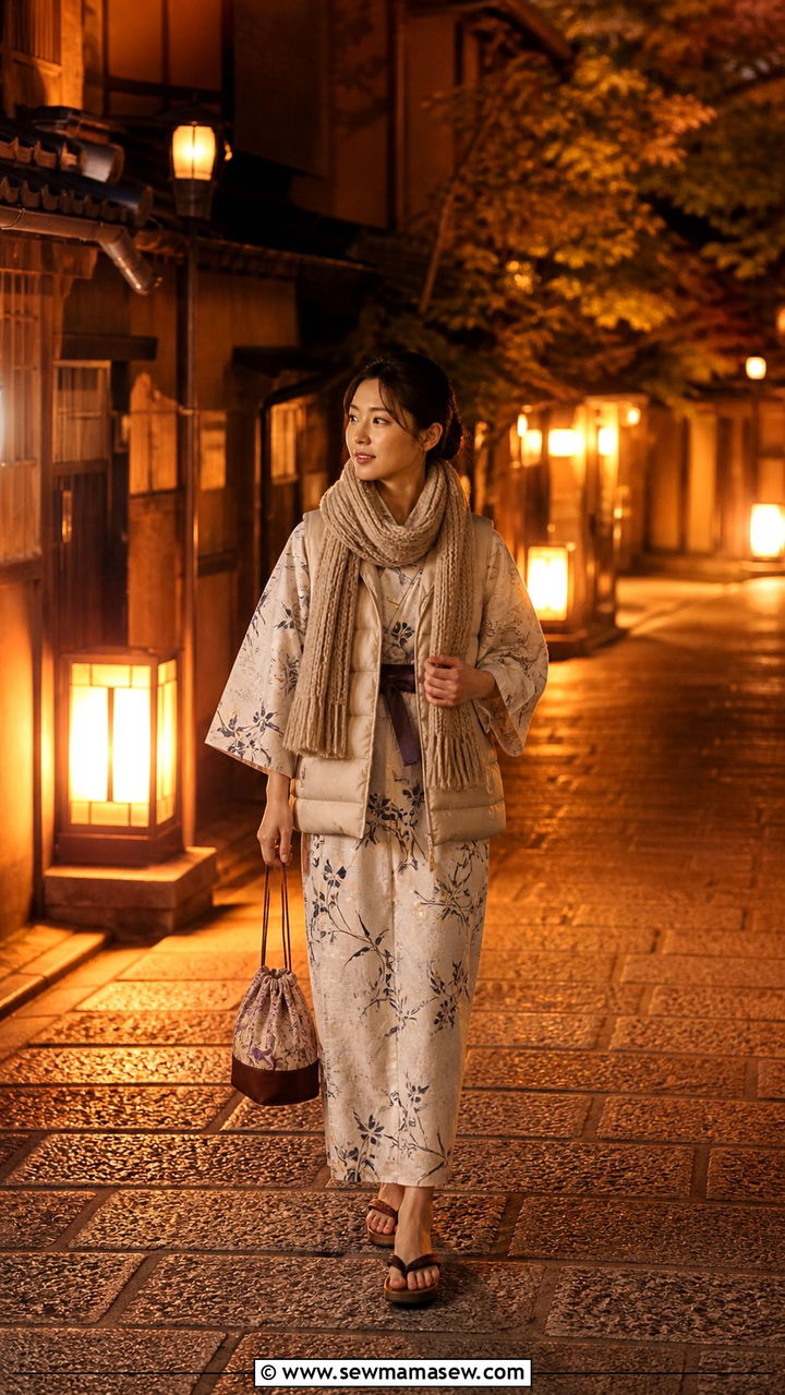 Ryokan yukata evening stroll outfit - 40 What to wear in Kyoto