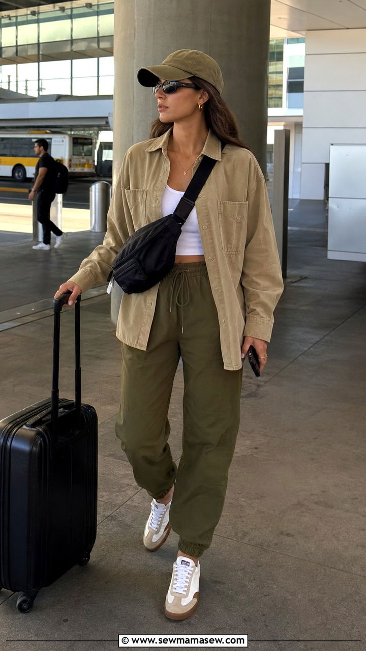 Safari Vest Over Midi Dress Outfit - 40 Safari outfit ideas