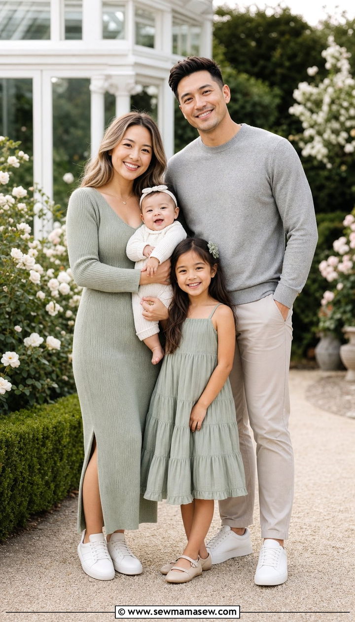 Sage Green Family Photo Outfits - 25 family photo outfits Pinterest
