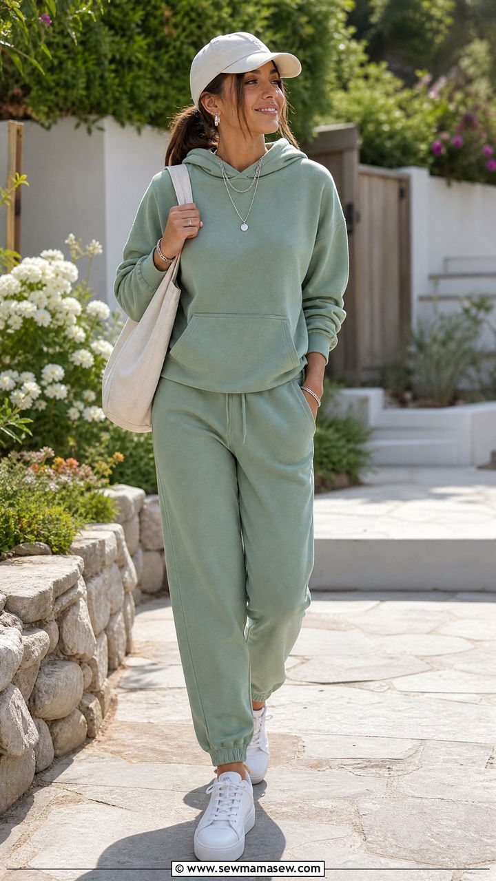 Sage Green Matching Sweatsuit Casual - 25 Matching sweatsuit outfit ideas