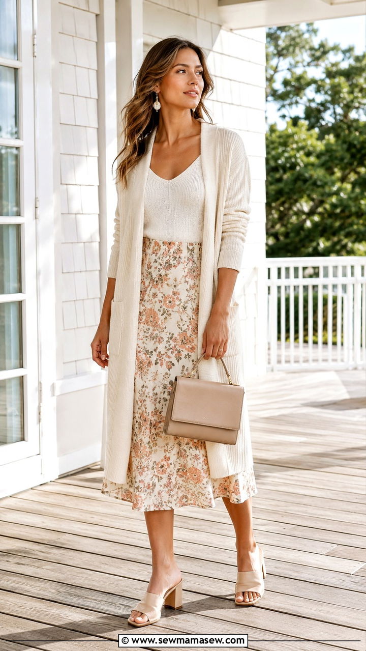 Sage green maxi dress for backyard reunion - 30 Spring outfits for family reunion