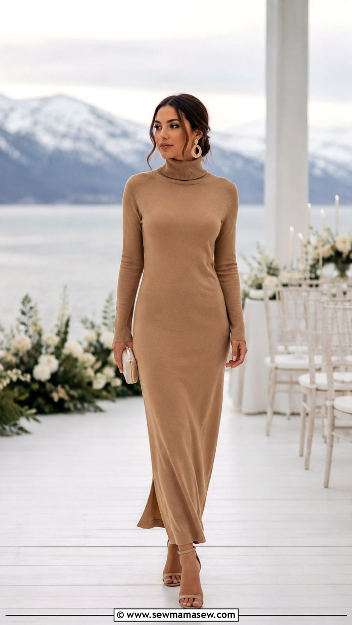 Satin Slip Dress Wedding Guest Long Sleeve - 20 Wedding guest outfit ideas with long sleeves