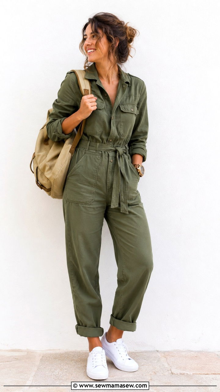 Satin Slip Skirt and Chunky Knit Outfit - 30 Spring outfit inspiration