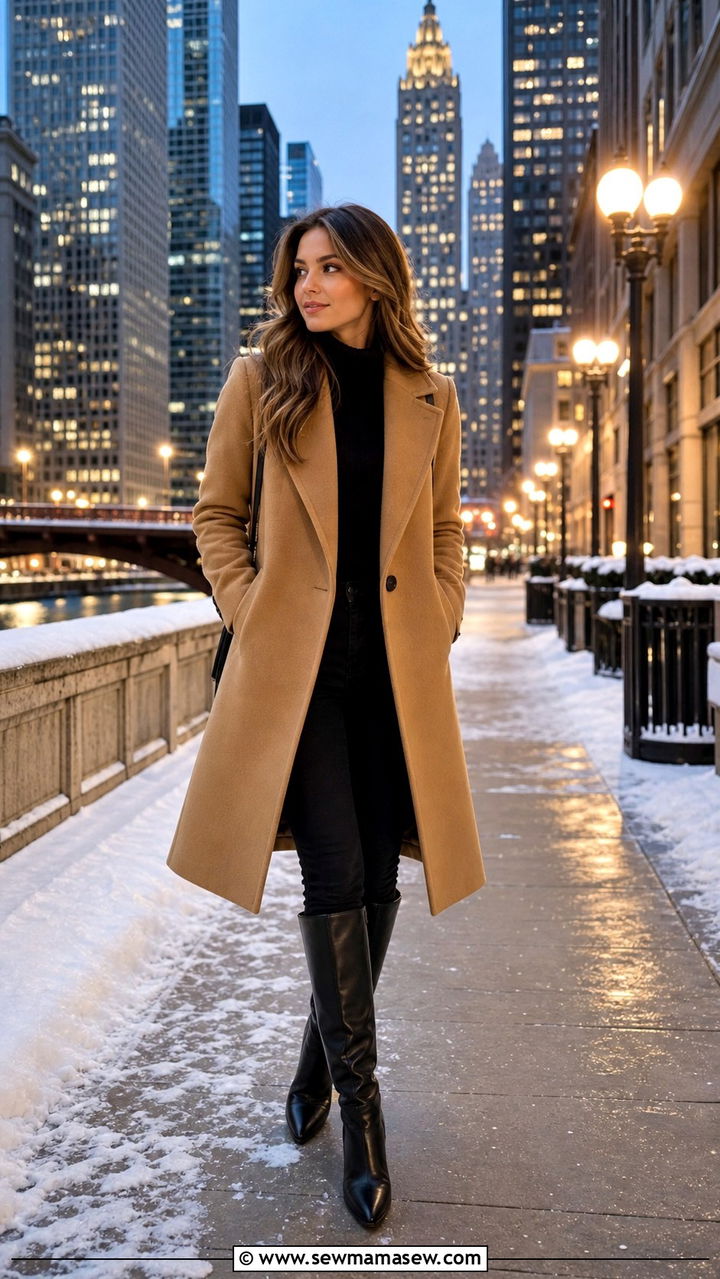 Satin slip dress with strappy heels - 40 What to wear in Chicago