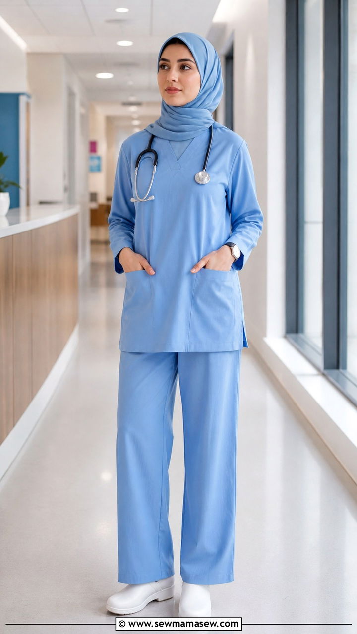 Scrub Inspired Modest Outfit - 20 Modest outfit ideas for doctor