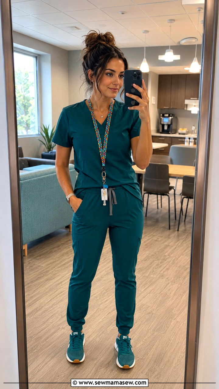 Scrubs With Lanyard - 30 Cute scrubs outfits