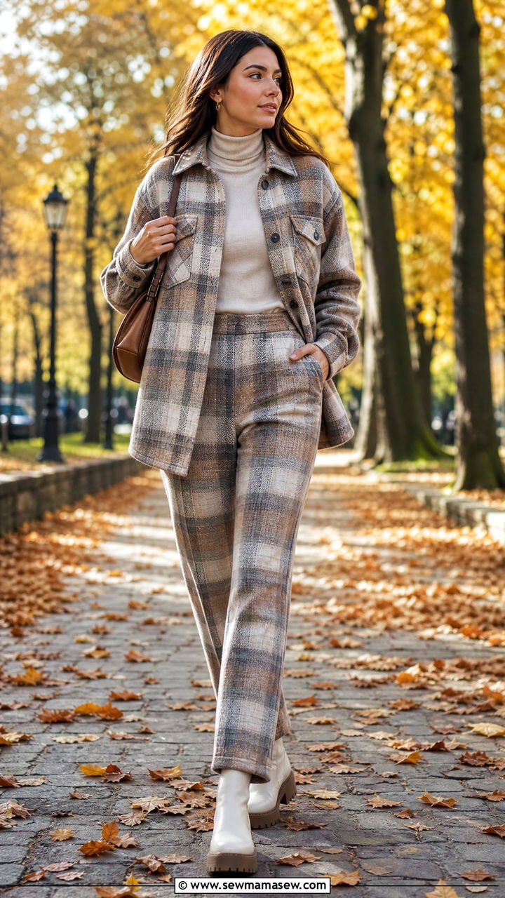 Shacket and Pants Matching Set Fall - 30 matching set outfits aesthetic