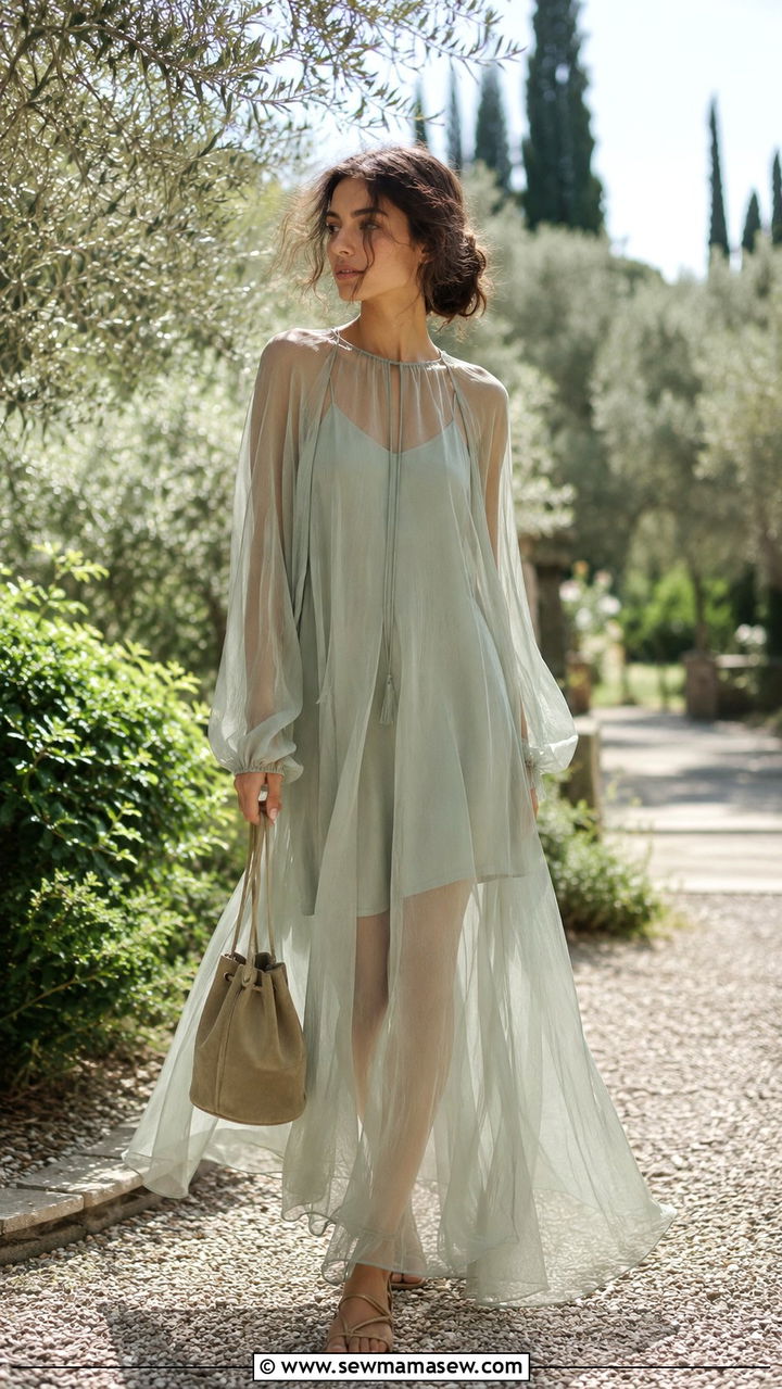 Sheer Layering Spring 2026 Outfit - 20 Spring 2026 Pinterest trends