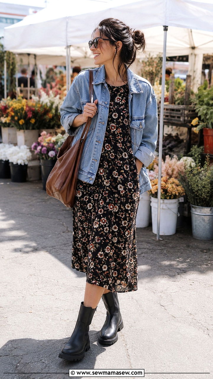 Shift Dress With Lug Sole Boots - 25 Shift dress outfit ideas with boots