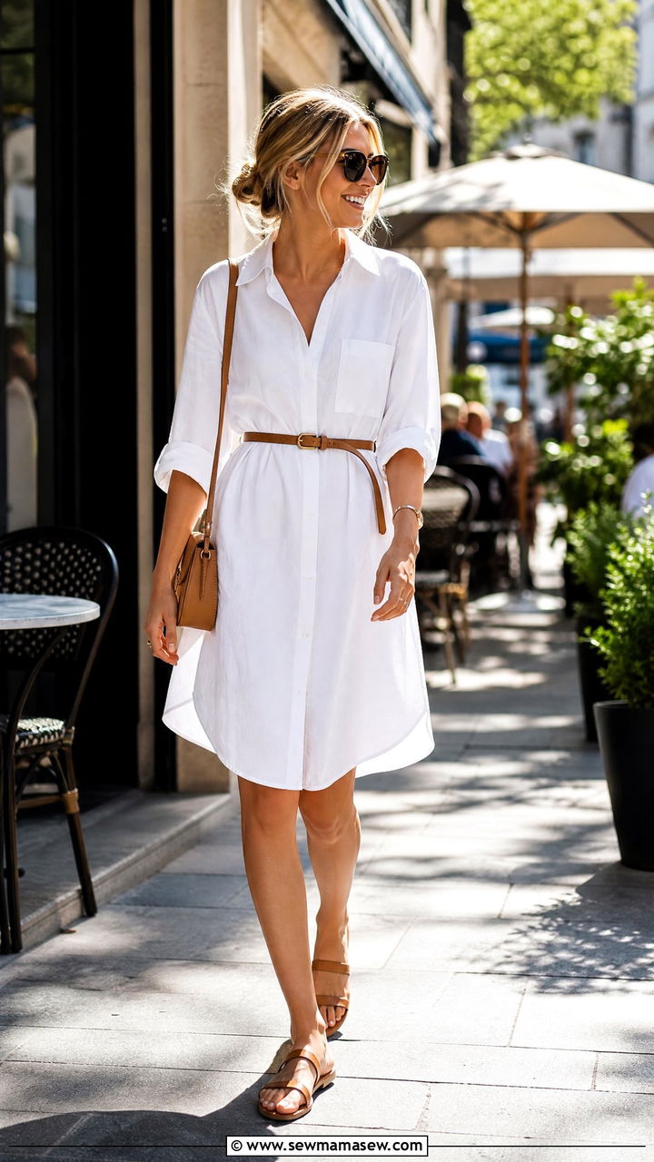 Shirt Dress City Break Outfit - 25 City break outfit ideas