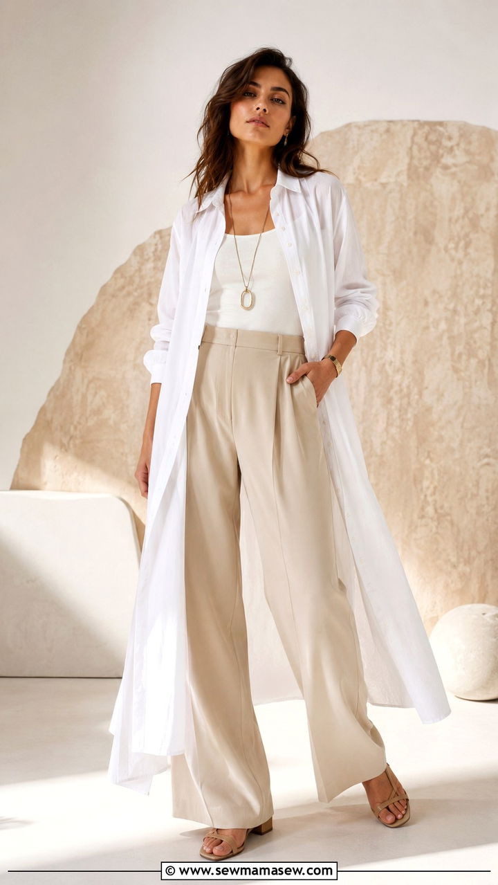Shirt Dress Worn Open As A Duster Coat - 30 shirt dress outfit ideas for women