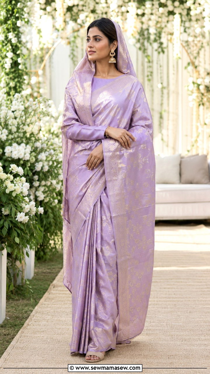 Silk Saree for Nikkah Wedding Guest - 25 Wedding guest outfit ideas Nikkah ceremony