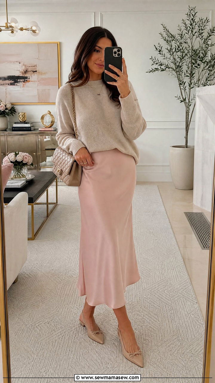 Silk Slip Dress Brunch Outfit - 25 Brunch outfits with dresses