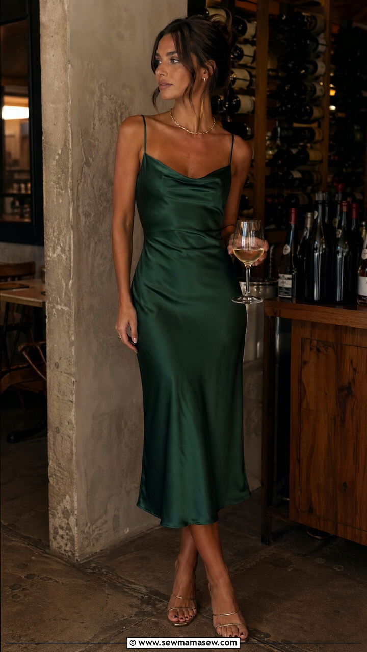 Silk Slip Dress Outfit - 35 European summer outfits