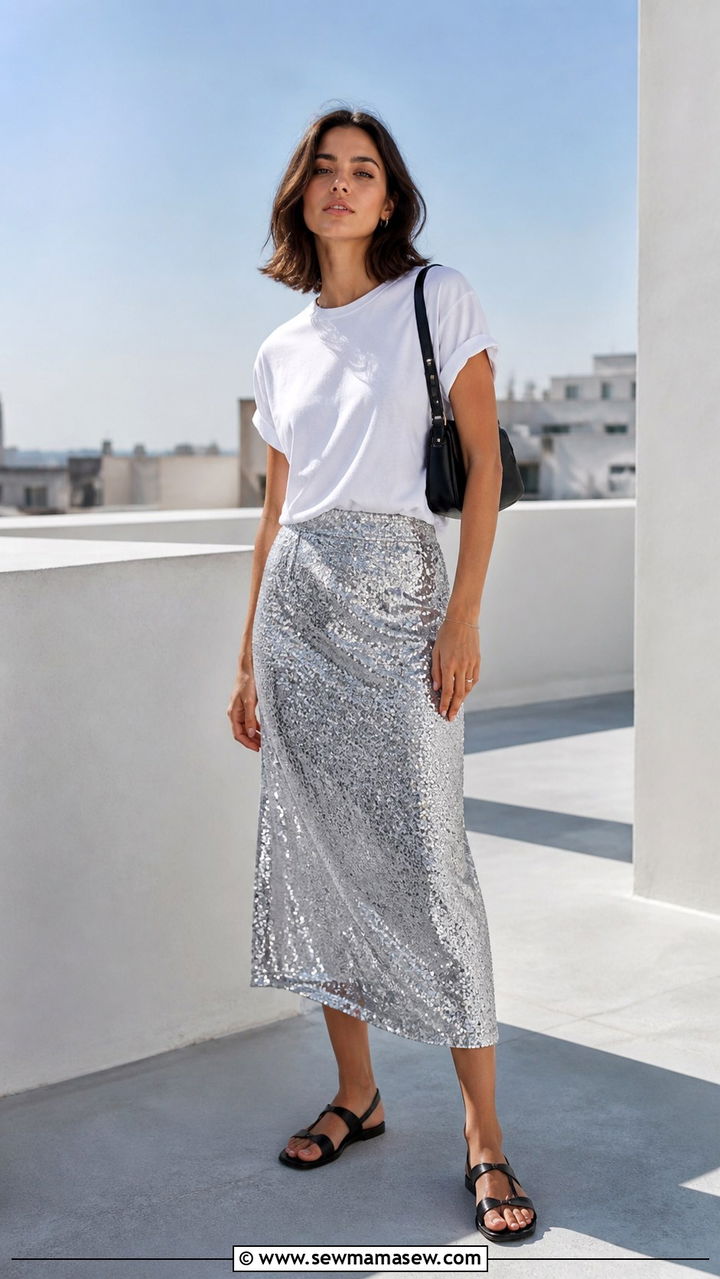 Silver Sequin Outfit - 20 2026 fashion trends women to copy