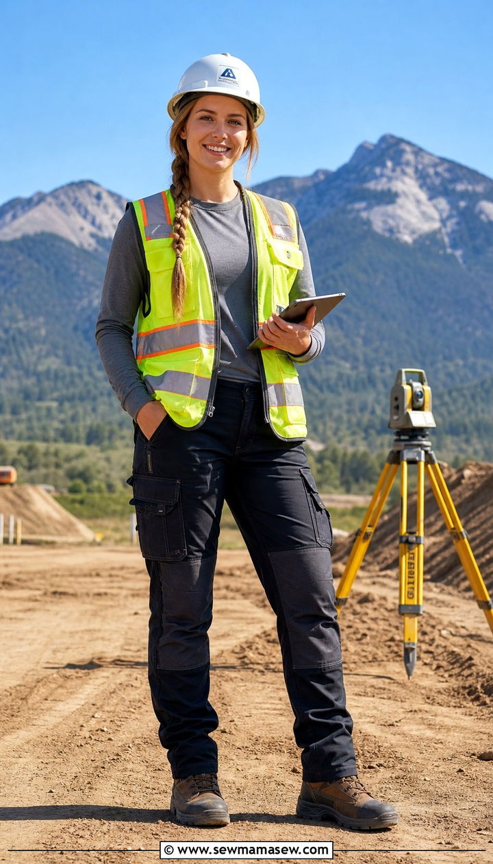 Site Visit Outfit with Cargo Pants and Boots - 25 Engineer outfit ideas